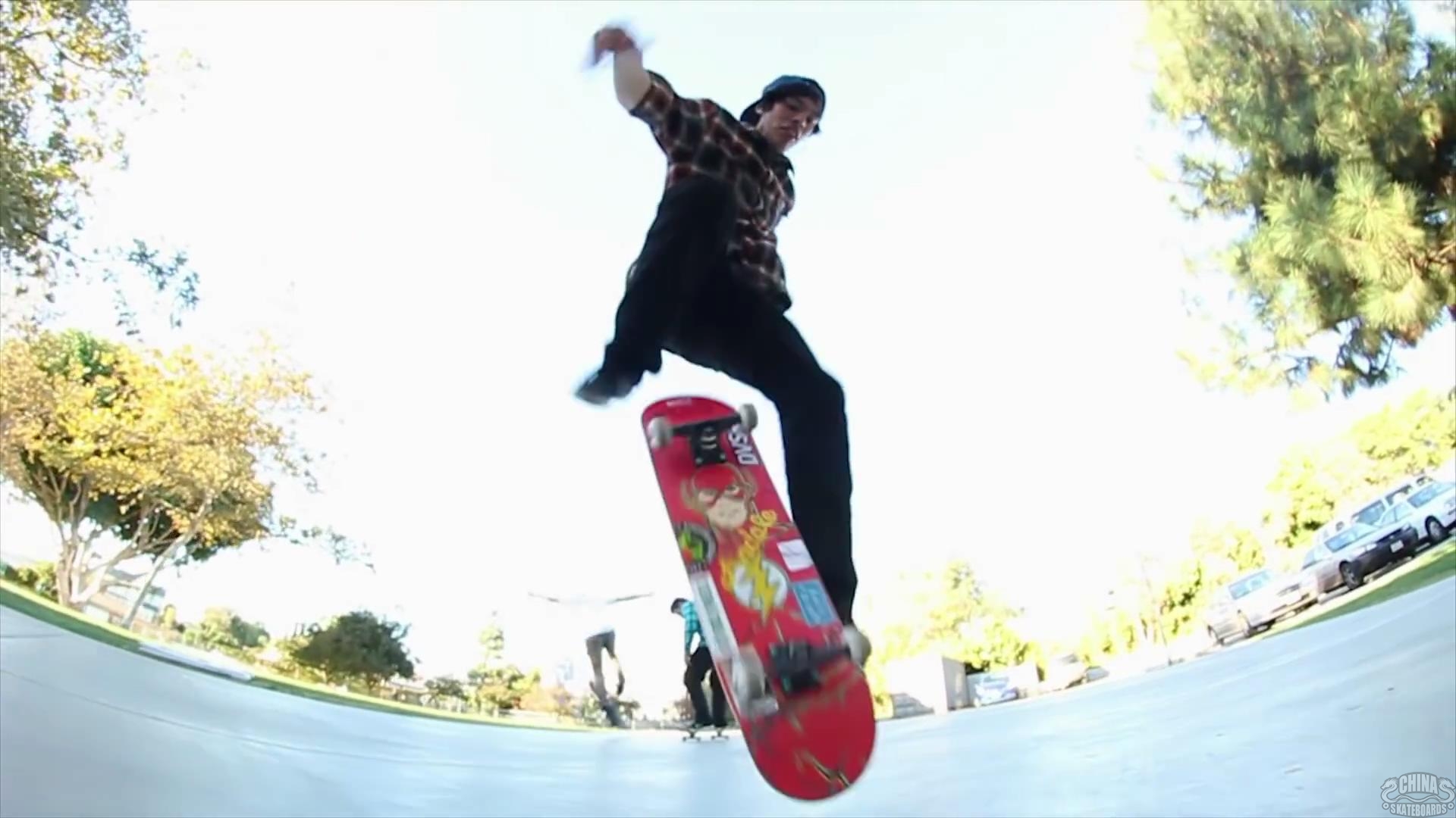  滑板 动作 教学 Hardflip Late Shuv