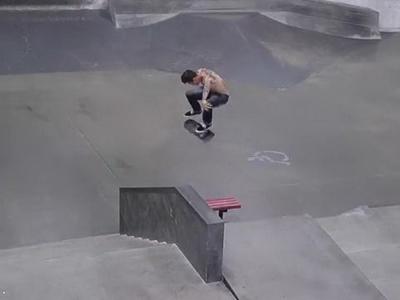 牙签哥Cody McEntire|Berrics板场动作练习片段