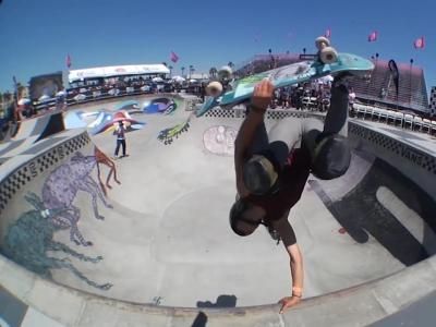 Vans职业公园滑板赛女子组锦标赛-精彩动作合辑