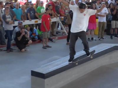 Element滑板队博弈西Rhodes滑板场Demo-Nyjah Huston, Greyson Fletcher...