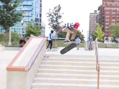 15岁的滑手Rashaad Wells教你如何做成360Flip