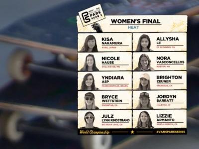 2016 Vans职业公园滑板赛女子组锦标赛-决赛60分钟完整视频发