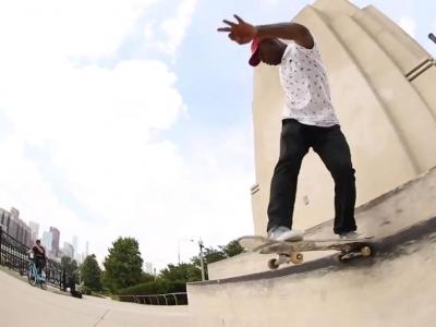 Damn AM芝加哥站额外片段：与Nike SB Ams一起去刷街