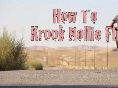 进阶滑板动作教学，K-grind Nollie Flip Out