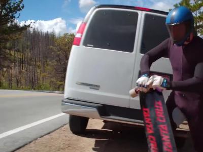 Kyle Wester 打破滑板速降最快时速吉尼斯世界纪录！