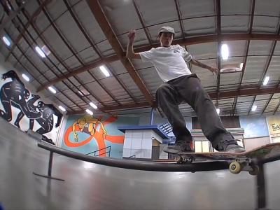 骨折后首度回归Berrics板场的Trevor Colden