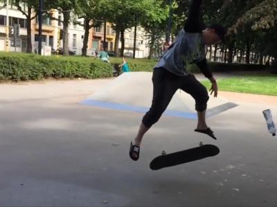 Quick Fix -膝盖受伤10个月后重回滑板的快脚滑手Nick Steenbeke