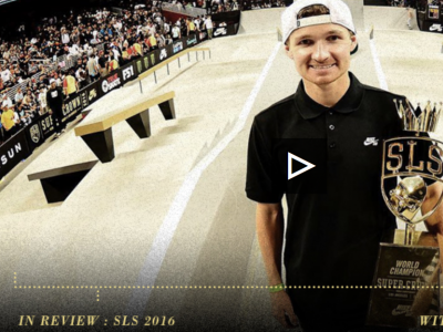 2016 Street League访谈：Shane Oneill讲述他与SLS的那五年