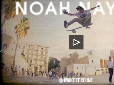 Element 「Make It Count」获胜选手Noah Nayef巴塞罗那Tour滑板片段