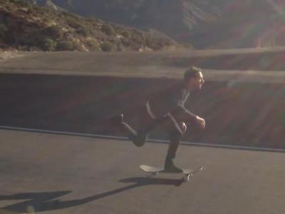 Austyn Gillette唯美滑板短片发布,逆着朝阳滑板的男神