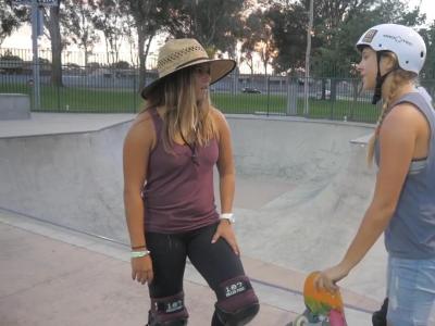 Jordyn Barratt & Hunter Long碗池姐妹花玩转科斯塔梅萨Volcom板场