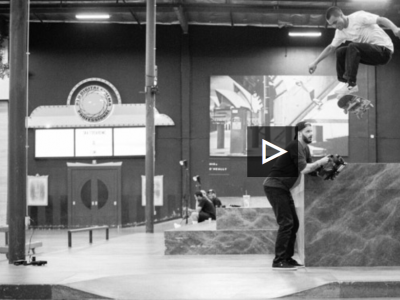 Mason Silva技能锁定挑战：FS Pop shove it征服Berrics板场