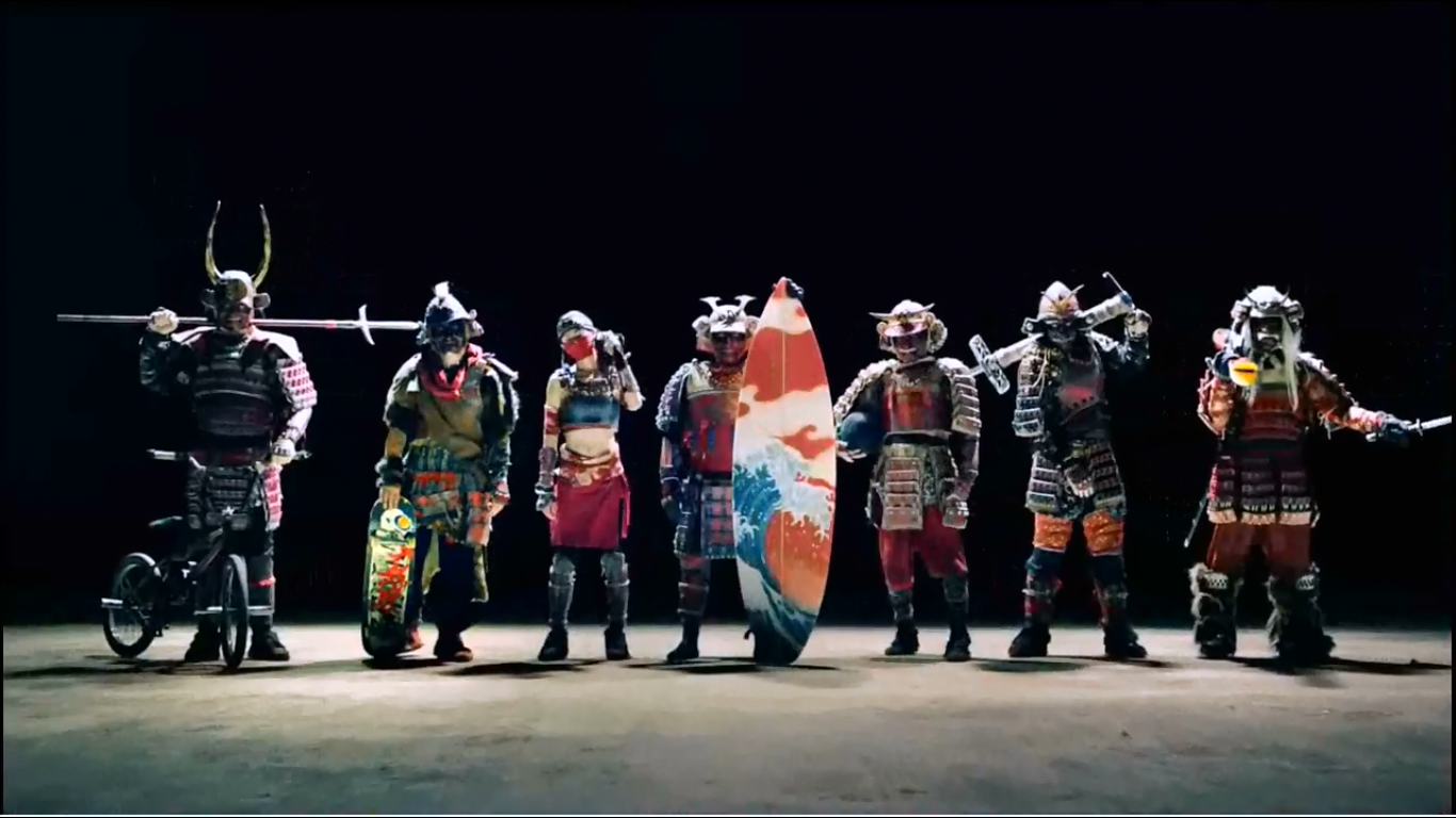 日清杯面最新狂拽炫酷广告：日本极限运动七武士