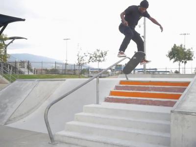 唯美滑板慢动作影片-Tre Williams滑在Fontana板场