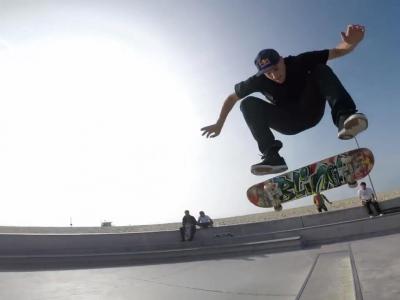 Sewa Kroetkov & Denny Pham滑翻洛杉矶Venice海滩