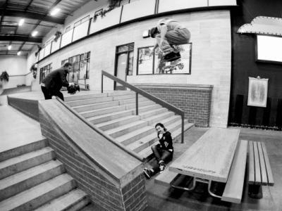 Berrics板场：Chris Joslin超狠6.4米Backside Flip挑战