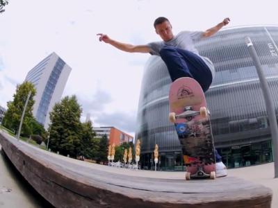 Maxim Habanec与好友带大家探索布拉格最佳滑板好地形