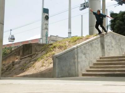 真的猛士！被车撞飞三圈后的哥伦比亚滑手Sebastian Gonzalez