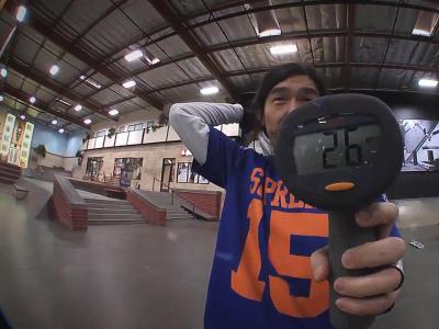 New Balance Numeric滑板队Berrics板场最快尖翻挑战！