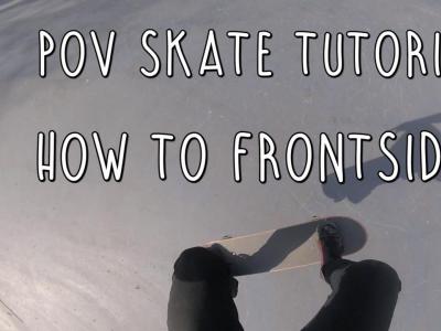 第一视角滑板教学：如何轻松学会Fs Ollie 180