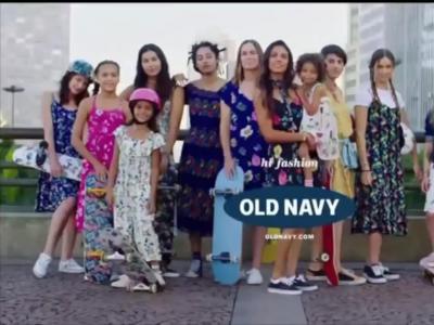 Old Navy 2017最新女生裙子系列|滑板题材广告
