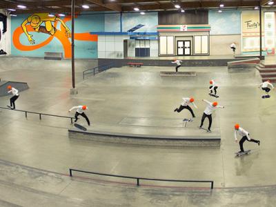 Berrics板场：Luan Oliveira练习片段，轻松得想在玩儿似的！