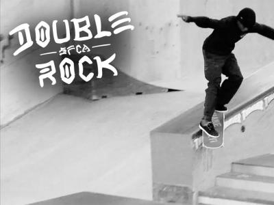 Baker AM滑手燥翻洛杉矶Double Rock板场