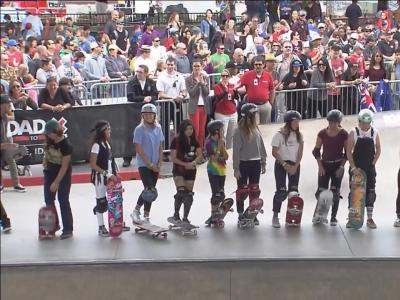 2017 女子组滑板公园赛-X Game预选赛完整比赛影片发布！