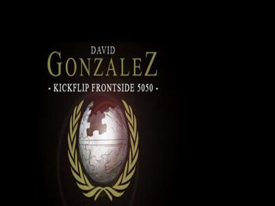 David Gonzalez的动作示范Kickflip Frontside 5050 