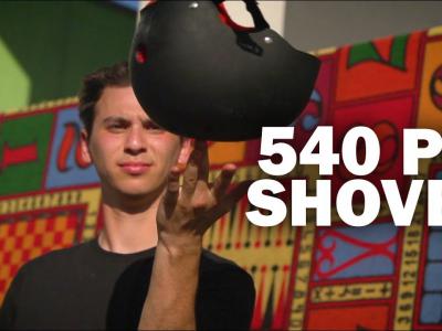 唯美慢动作教学：夏日电风扇之Pop Shove It 540!