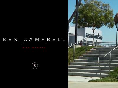 Ben Campbell为Theskateboarding拍摄的杂志一分钟
