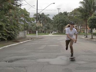 巴西女滑手Gabriela Mazetto，带你感受健康职业滑手的一天！