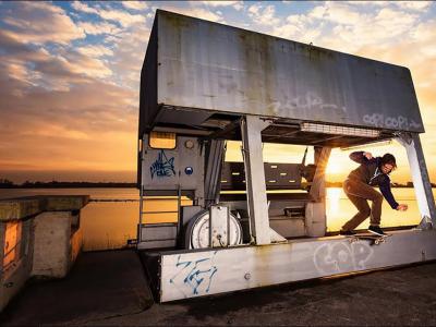  Sebastian Hofbauer疯狂的手翻板动作！