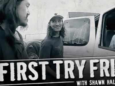 Shawn Hale：他能一次成Fakie back lipslide吗！？