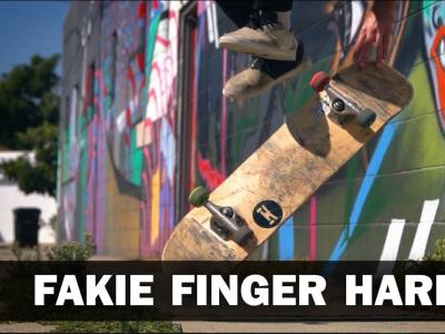 唯美滑板慢动作影片-Sto Strouss教你做Fakie Finger Hardflip