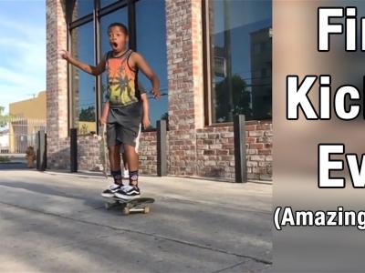 第一次做成Kickflip时的激动合辑，保证和你一模一样！