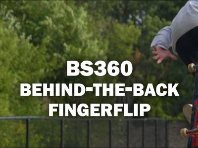 唯美滑板慢动作影片-Jesse Cera 展示BS360 Behind-The-Back Fingerflip