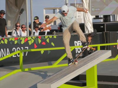 巴西滑手Roger Silva赢得DewTour AM-巴塞罗那站赛事冠军