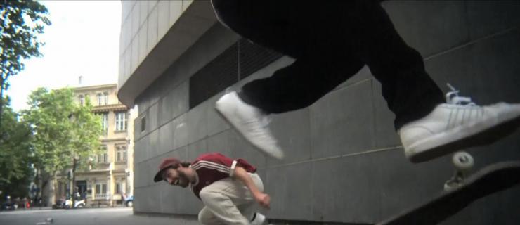 Magenta X Adidas Skateboarding合作款巴黎街头刷街视角