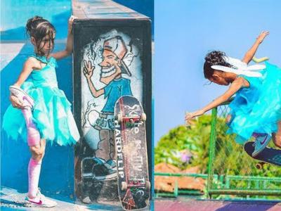 8岁滑板小仙女Rayssa Leal最新个人Instagram滑板动作合辑！