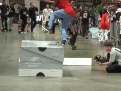 New Balance在 Agenda Show上的大绝招比赛-鞋盒道具抢眼！