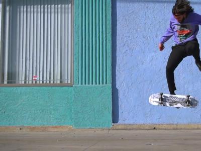 唯美滑板慢动作影片-Garrett Hill教大家超帅的前脚Impossible