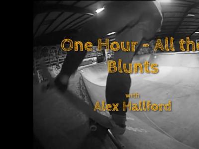 全是Blunt！！！Alex Hallford碗池一小时完成75个Blunt动作