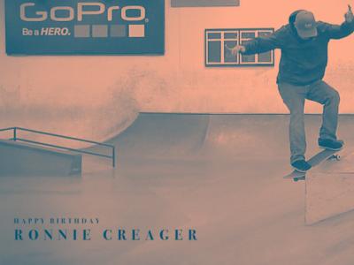 传奇滑手Ronnie Creager 44岁生日-Berrics板场特别剪辑！