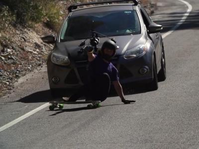 真正的速度与激情，Cooper Darquea速降穿越高速隧道！