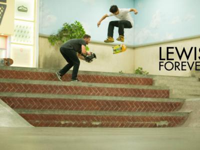 Nike SB滑板队集体怀缅Lewis Marnell ，Berrics板场新鞋滑板的一天