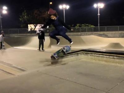 Psychos女滑手西瓜（梁路）-2018香港粉岭板场滑板小短片