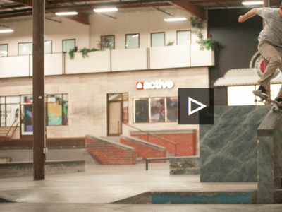 和Nate Greenwood在Berrics板场里滑板的一天！