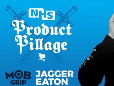 羡慕至极，Jagger Eaton推个购物车进仓库疯狂的扫赞助！