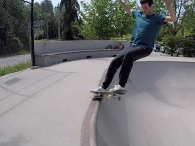 碗池trick:Ben Degros教你fronstide 5-0 on a ramp 